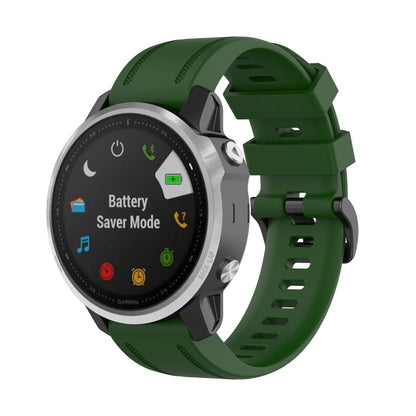 For Garmin Fenix 6S 20mm Quick Release Official Texture Wrist Strap Watchband, with Plastic Button, with Metal Button