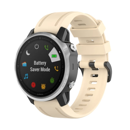 For Garmin Fenix 6S 20mm Quick Release Official Texture Wrist Strap Watchband, with Plastic Button, with Metal Button