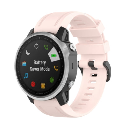 For Garmin Fenix 6S 20mm Quick Release Official Texture Wrist Strap Watchband, with Plastic Button, with Metal Button
