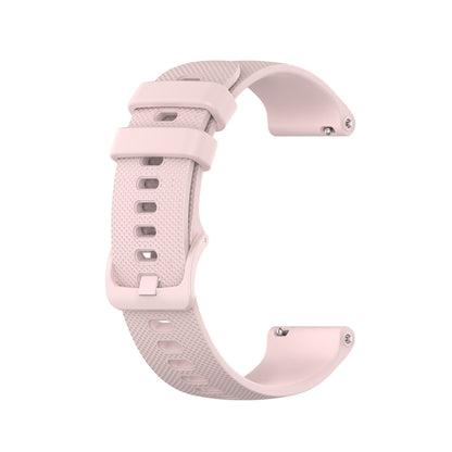 For Polar Ignite 20mm Small Plaid Texture Silicone Wrist Strap Watchband, 20mm
