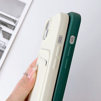 Crossbody Lanyard Elastic Silicone Card Holder Phone Case, For iPhone 14, For iPhone 14 Plus, For iPhone 14 Pro