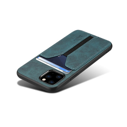 Denior DV Elastic Card PU Back Cover Phone Case, For iPhone 11 Pro, For iPhone 11 Pro Max, For iPhone X / XS, For iPhone XR, For iPhone XS Max, For iPhone SE 2022 / SE 2020 / 7 / 8, For iPhone 7 Plus / 8 Plus