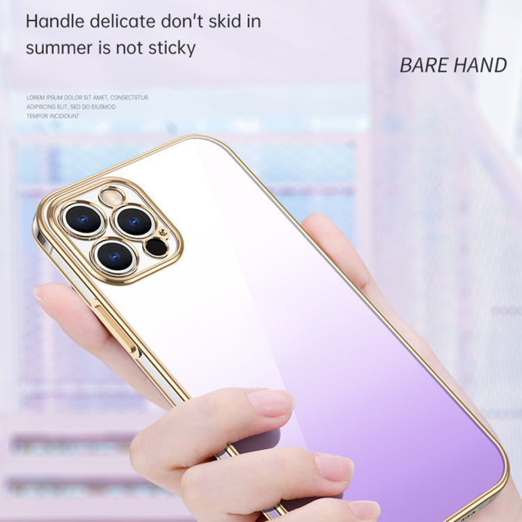 جراب هاتف SULADA Iridescence Series شفاف متدرج الألوان، مناسب لأجهزة iPhone 14 وiPhone 14 Plus وiPhone 14 Pro وiPhone 14 Pro Max