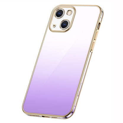 جراب هاتف SULADA Iridescence Series شفاف متدرج الألوان، مناسب لأجهزة iPhone 14 وiPhone 14 Plus وiPhone 14 Pro وiPhone 14 Pro Max