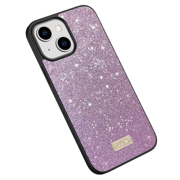 جراب هاتف SULADA لامع من الجلد PC+TPU، مناسب لأجهزة iPhone 14 وiPhone 14 Plus وiPhone 14 Pro وiPhone 14 Pro Max