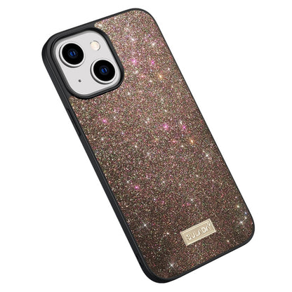 جراب هاتف SULADA لامع من الجلد PC+TPU، مناسب لأجهزة iPhone 14 وiPhone 14 Plus وiPhone 14 Pro وiPhone 14 Pro Max