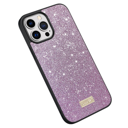 جراب هاتف SULADA لامع من الجلد PC+TPU، مناسب لأجهزة iPhone 14 وiPhone 14 Plus وiPhone 14 Pro وiPhone 14 Pro Max