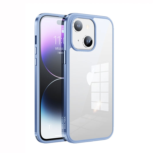 جراب هاتف SULADA بإطار معدني + زجاج نانو + TPU، لهاتف iPhone 14، وiPhone 14 Plus، وiPhone 14 Pro، وiPhone 14 Pro Max