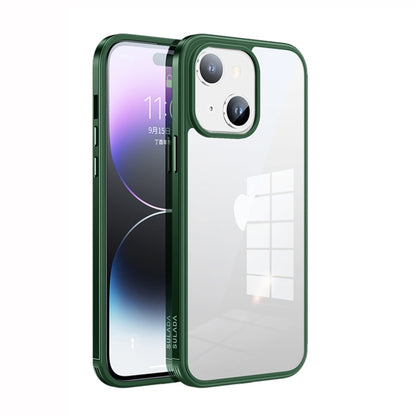جراب هاتف SULADA بإطار معدني + زجاج نانو + TPU، لهاتف iPhone 14، وiPhone 14 Plus، وiPhone 14 Pro، وiPhone 14 Pro Max