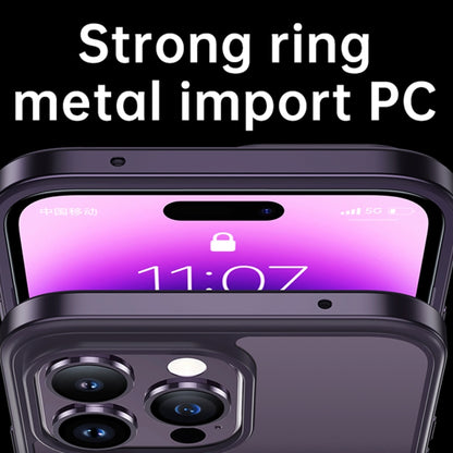 جراب هاتف SULADA بإطار معدني + زجاج نانو + TPU، لهاتف iPhone 14، وiPhone 14 Plus، وiPhone 14 Pro، وiPhone 14 Pro Max