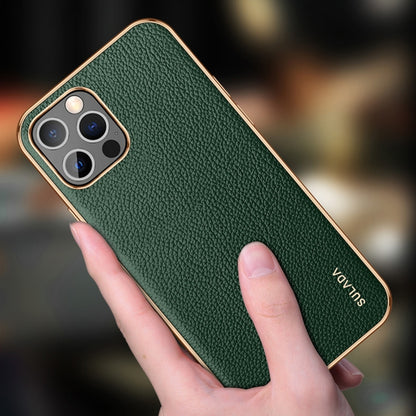 جراب هاتف SULADA مقاوم للصدمات من مادة TPU + جلد يدوي الصنع، لهاتف iPhone 14، وiPhone 14 Plus، وiPhone 14 Pro، وiPhone 14 Pro Max