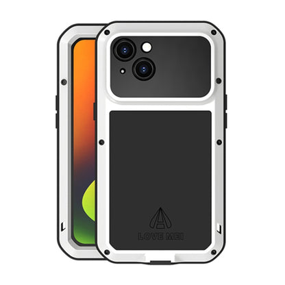 جراب هاتف معدني مقاوم للصدمات والماء والغبار من LOVE MEI، لهاتف iPhone 14، وiPhone 14 Plus، وiPhone 14 Pro، وiPhone 14 Pro Max