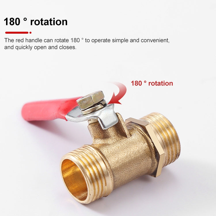 Pneumatic Hose Connector Copper Ball Valve, Inside 2-Barb 8mm, Inside 2-Barb 10mm, Inside 3-Barb 8mm, Inside and Outside 1 1/8 inch, Inside and Outside 2 1/4 inch, Inside and Outside 3 3/8 inch, Inside and Outside 4 1/2 inch, Double Inside 1 1/8 inch��...