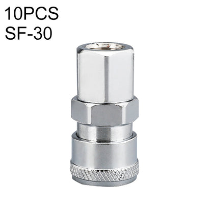 10pcs C-type Self-lock Air Tube Pneumatic Quick Fitting Connector, PF-20, PF-30, PF-40, PH-20, PH-30, PH-40, PM-20, PM-30, PM-40, PP-20, PP-30, PP-40, SF-20, SF-30, SF-40, SH-20, SH-30, SH-40, SM-20, SM-30, SM-40, SP-20, SP-30, SP-40, SF+PF-20, SF+PF-3...