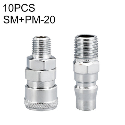 10pcs C-type Self-lock Air Tube Pneumatic Quick Fitting Connector, PF-20, PF-30, PF-40, PH-20, PH-30, PH-40, PM-20, PM-30, PM-40, PP-20, PP-30, PP-40, SF-20, SF-30, SF-40, SH-20, SH-30, SH-40, SM-20, SM-30, SM-40, SP-20, SP-30, SP-40, SF+PF-20, SF+PF-3...