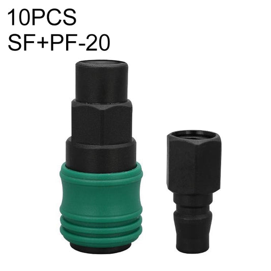 10pcs Plastic Steel C-type Self-lock Pneumatic Components, SF+PF-20, SF+PF-30, SF+PF-40, SH+PH-20, SH+PH-30, SH+PH-40, SM+PM-20, SM+PM-30, SM+PM-40, SP+PP-20, SP+PP-30, SP+PP-40, Round Triplet