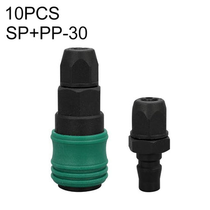 10pcs Plastic Steel C-type Self-lock Pneumatic Components, SF+PF-20, SF+PF-30, SF+PF-40, SH+PH-20, SH+PH-30, SH+PH-40, SM+PM-20, SM+PM-30, SM+PM-40, SP+PP-20, SP+PP-30, SP+PP-40, Round Triplet