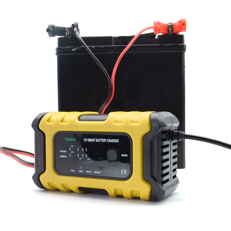 FOXSUR 6A 12V Motorcycle / Car Smart Battery Charger