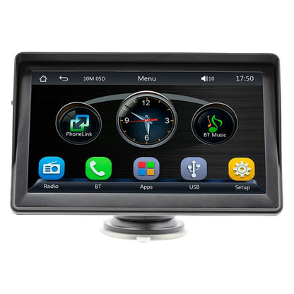 مشغل وسائط متعددة لاسلكي CarPlay مقاس 7 بوصات بدقة 1080 بكسل وشاشة لمس IPS وMP5 وشاشة بلوتوث، B600W