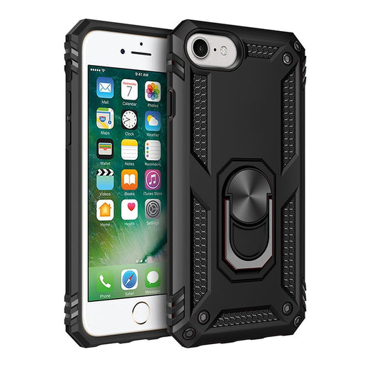 جراب واقٍ مقاوم للصدمات من مادة TPU + PC مع حامل دوار 360 درجة، لهاتف iPhone SE 2022 / SE 2020، لهاتف Galaxy A21، لهاتف Galaxy A11 EU، لهاتف Motorola Moto G Stylus، لهاتف LG K50S