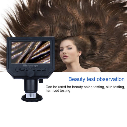 G600 600X 3.6MP 4.3 inch HD LCD Display Portable Digital Microscope
