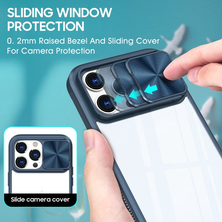 360 Full Body Sliding Camshield Phone Case, For iPhone 14 Pro Max
