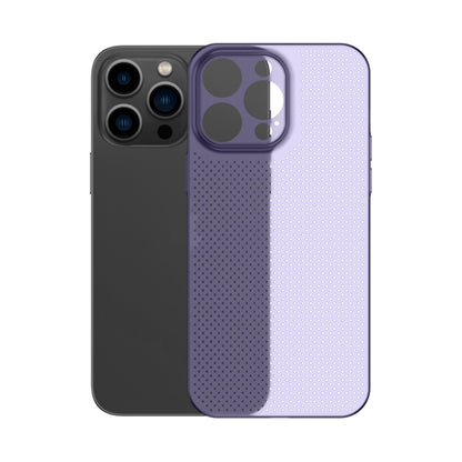 جراب هاتف مجوف بتصميم قرص العسل مع خاصية تبديد الحرارة، مناسب لأجهزة iPhone 14 وiPhone 14 Plus وiPhone 14 Pro وiPhone 14 Pro Max
