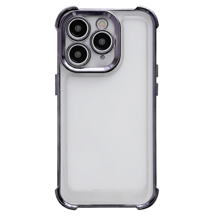 جراب هاتف فضائي مقاوم للصدمات بأربع زوايا مطلي بالكهرباء، مناسب لهاتف iPhone 11 Pro