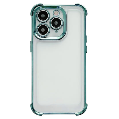 جراب هاتف فضائي مقاوم للصدمات بأربع زوايا مطلي بالكهرباء، مناسب لهاتف iPhone 11 Pro