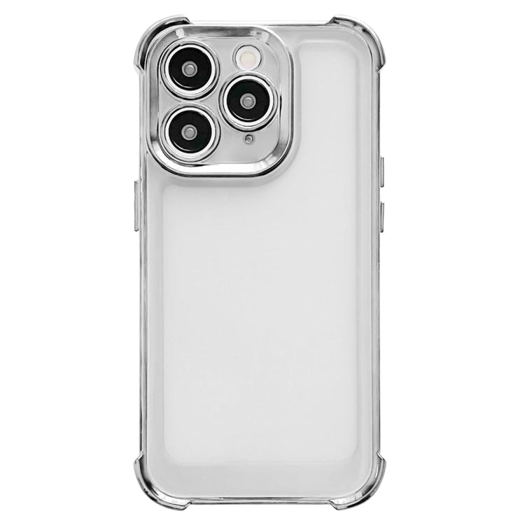جراب هاتف فضائي مقاوم للصدمات بأربع زوايا مطلي بالكهرباء، مناسب لهاتف iPhone 11 Pro