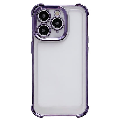 جراب هاتف فضائي مقاوم للصدمات بأربع زوايا مطلي بالكهرباء، مناسب لهاتف iPhone 11 Pro