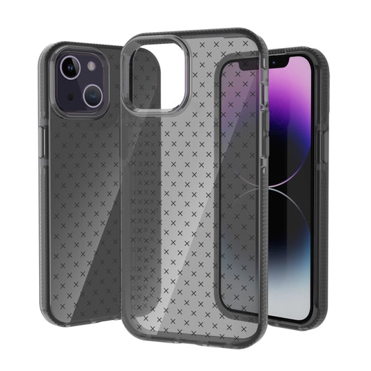 Grid Pattern Transparent TPU Phone Case, For iPhone 14, For iPhone 14 Plus, For iPhone 14 Pro, For iPhone 14 Pro Max