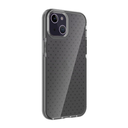 جراب هاتف شفاف من مادة TPU بنمط شبكي، مناسب لأجهزة iPhone 14 وiPhone 14 Plus وiPhone 14 Pro وiPhone 14 Pro Max
