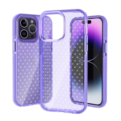 جراب هاتف شفاف من مادة TPU بنمط شبكي، مناسب لأجهزة iPhone 14 وiPhone 14 Plus وiPhone 14 Pro وiPhone 14 Pro Max