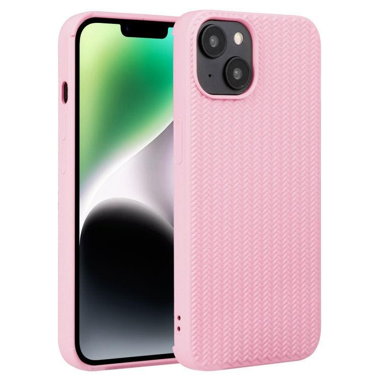 جراب هاتف من السيليكون بنسيج منسوج، مناسب لأجهزة iPhone 14 وiPhone 14 Plus وiPhone 14 Pro وiPhone 14 Pro Max وiPhone 13