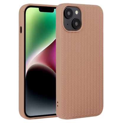 جراب هاتف من السيليكون بنسيج منسوج، مناسب لأجهزة iPhone 14 وiPhone 14 Plus وiPhone 14 Pro وiPhone 14 Pro Max وiPhone 13