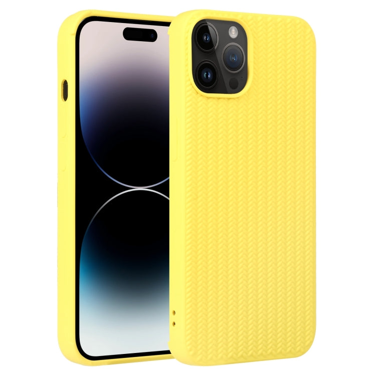 جراب هاتف من السيليكون بنسيج منسوج، مناسب لأجهزة iPhone 14 وiPhone 14 Plus وiPhone 14 Pro وiPhone 14 Pro Max وiPhone 13