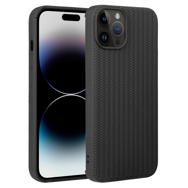 جراب هاتف من السيليكون بنسيج منسوج، مناسب لأجهزة iPhone 14 وiPhone 14 Plus وiPhone 14 Pro وiPhone 14 Pro Max وiPhone 13
