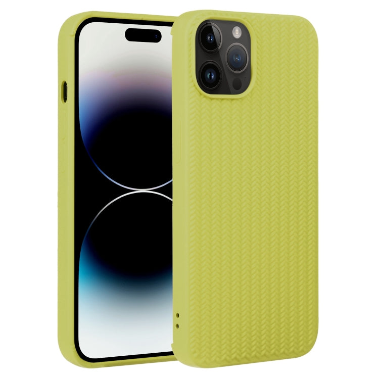 جراب هاتف من السيليكون بنسيج منسوج، مناسب لأجهزة iPhone 14 وiPhone 14 Plus وiPhone 14 Pro وiPhone 14 Pro Max وiPhone 13