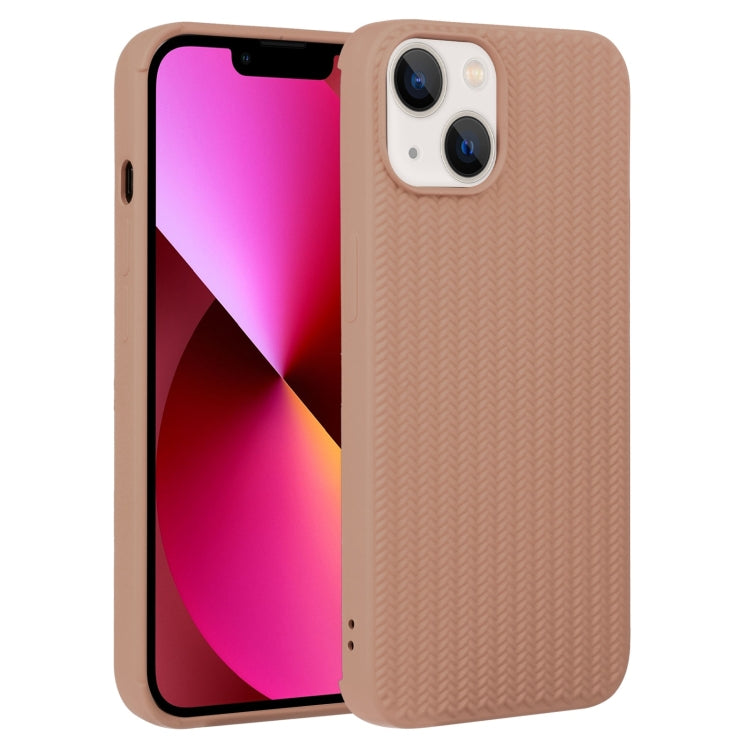 جراب هاتف من السيليكون بنسيج منسوج، مناسب لأجهزة iPhone 14 وiPhone 14 Plus وiPhone 14 Pro وiPhone 14 Pro Max وiPhone 13