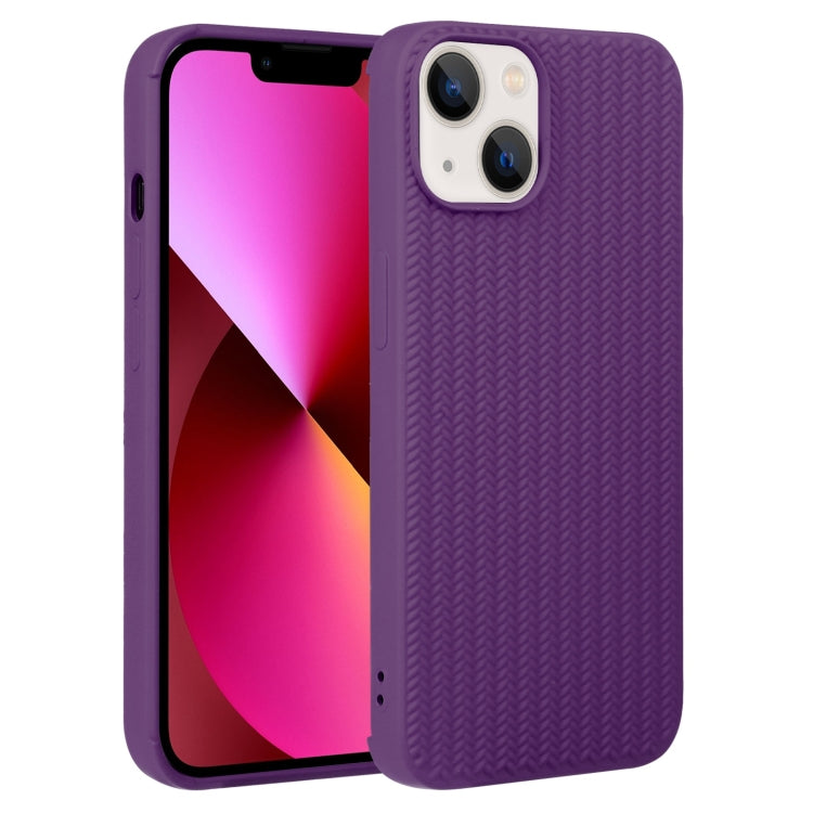 جراب هاتف من السيليكون بنسيج منسوج، مناسب لأجهزة iPhone 14 وiPhone 14 Plus وiPhone 14 Pro وiPhone 14 Pro Max وiPhone 13