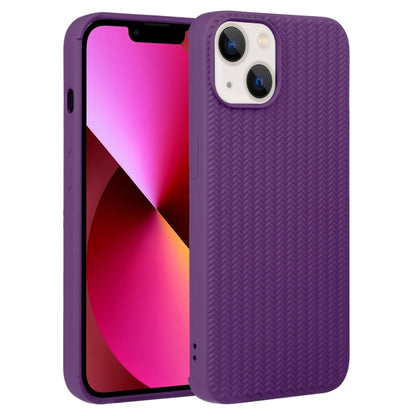 جراب هاتف من السيليكون بنسيج منسوج، مناسب لأجهزة iPhone 14 وiPhone 14 Plus وiPhone 14 Pro وiPhone 14 Pro Max وiPhone 13