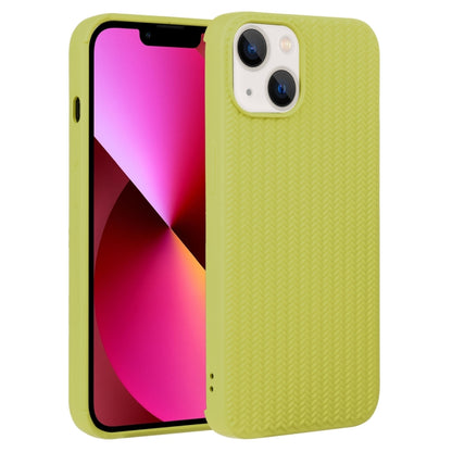 جراب هاتف من السيليكون بنسيج منسوج، مناسب لأجهزة iPhone 14 وiPhone 14 Plus وiPhone 14 Pro وiPhone 14 Pro Max وiPhone 13