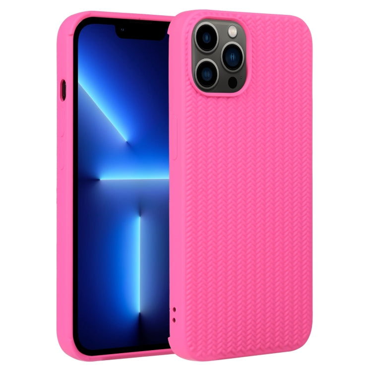 جراب هاتف من السيليكون بنسيج منسوج، لهاتف iPhone 13 Pro، وiPhone 13 Pro Max، وiPhone 12، وiPhone 12 Pro، وiPhone 12 Pro Max