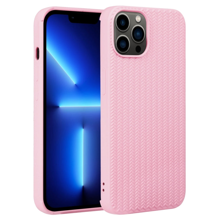 جراب هاتف من السيليكون بنسيج منسوج، لهاتف iPhone 13 Pro، وiPhone 13 Pro Max، وiPhone 12، وiPhone 12 Pro، وiPhone 12 Pro Max