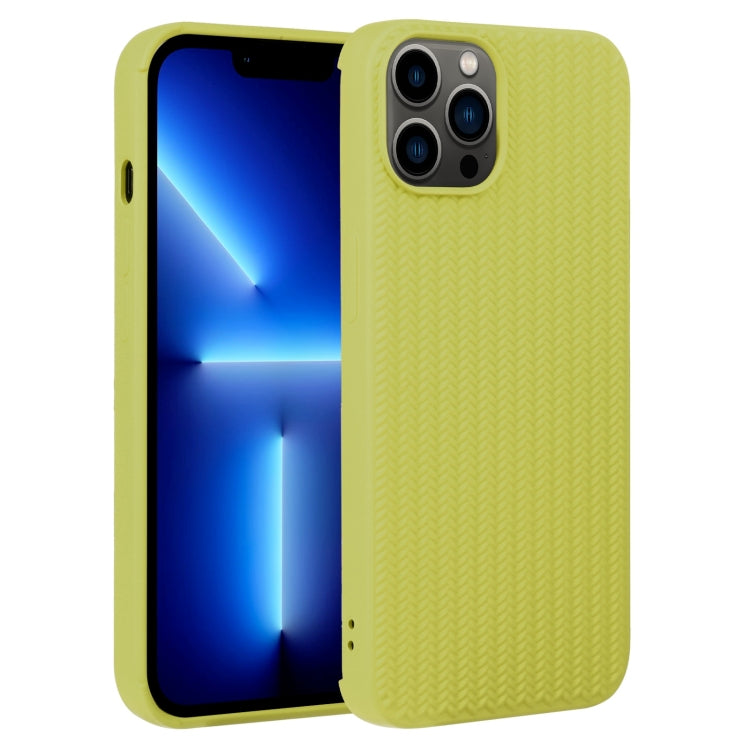 جراب هاتف من السيليكون بنسيج منسوج، لهاتف iPhone 13 Pro، وiPhone 13 Pro Max، وiPhone 12، وiPhone 12 Pro، وiPhone 12 Pro Max
