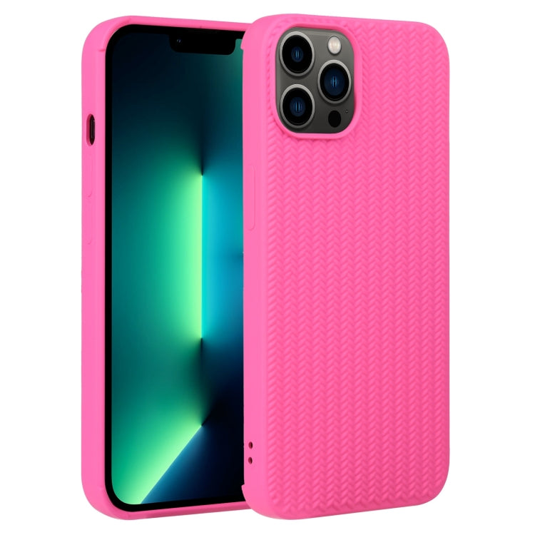 جراب هاتف من السيليكون بنسيج منسوج، لهاتف iPhone 13 Pro، وiPhone 13 Pro Max، وiPhone 12، وiPhone 12 Pro، وiPhone 12 Pro Max