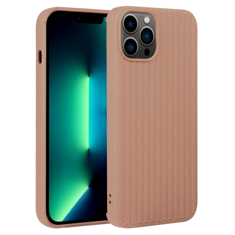 جراب هاتف من السيليكون بنسيج منسوج، لهاتف iPhone 13 Pro، وiPhone 13 Pro Max، وiPhone 12، وiPhone 12 Pro، وiPhone 12 Pro Max