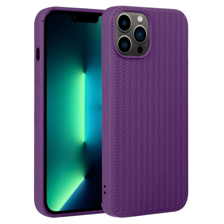 جراب هاتف من السيليكون بنسيج منسوج، لهاتف iPhone 13 Pro، وiPhone 13 Pro Max، وiPhone 12، وiPhone 12 Pro، وiPhone 12 Pro Max