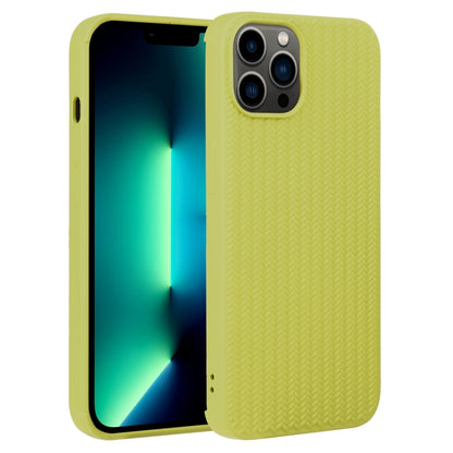 جراب هاتف من السيليكون بنسيج منسوج، لهاتف iPhone 13 Pro، وiPhone 13 Pro Max، وiPhone 12، وiPhone 12 Pro، وiPhone 12 Pro Max